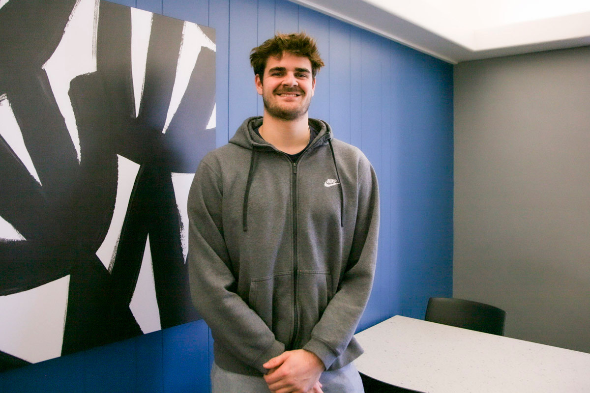 William Schnefke, RA at McCutcheon Hall.