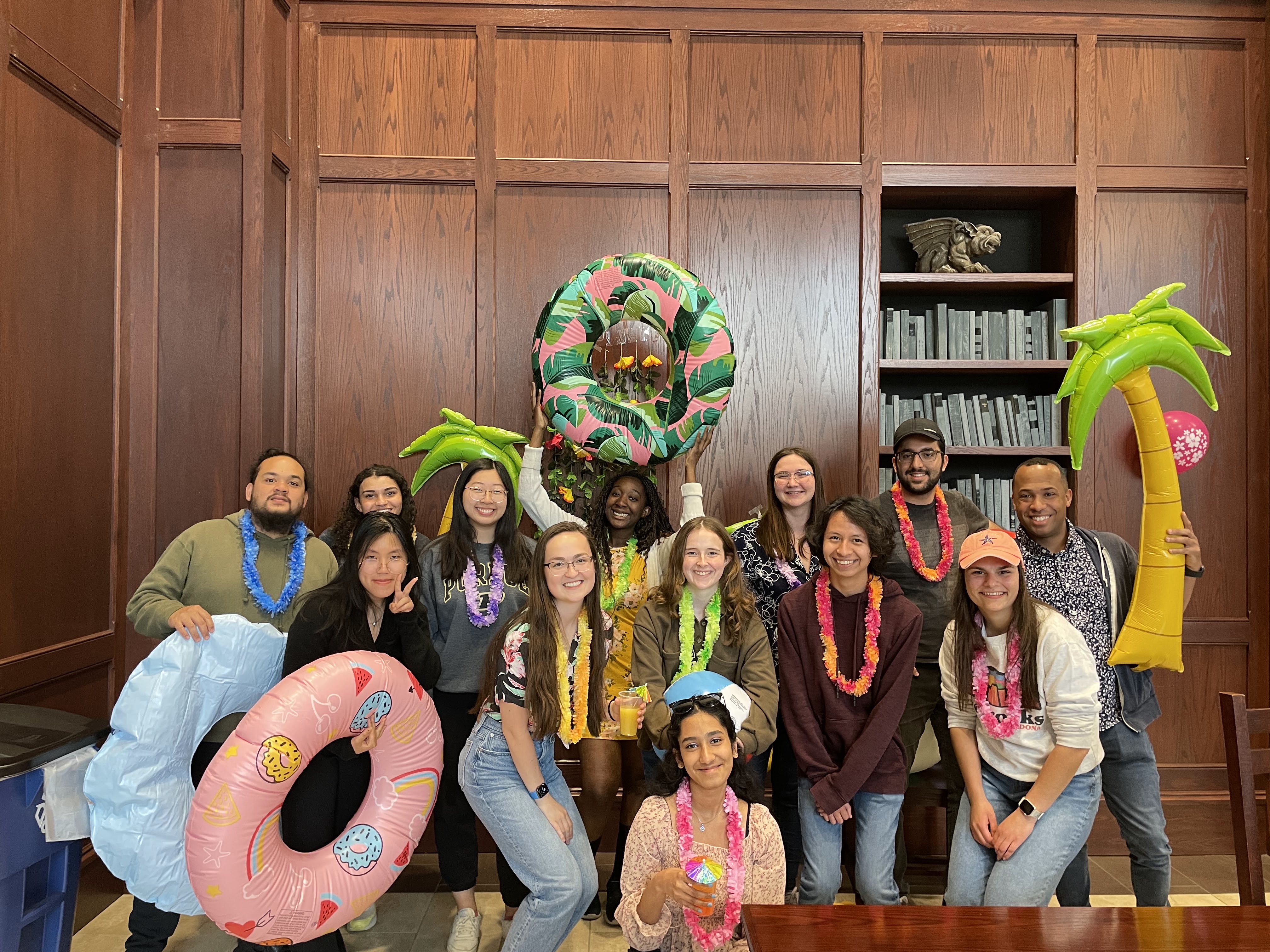 Photo of several URMC students