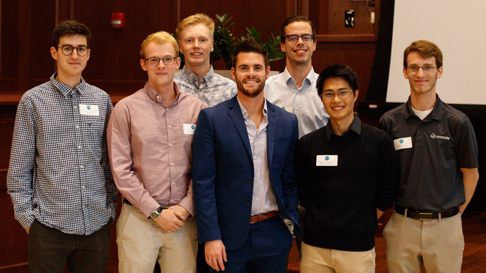 Students with David Boudia