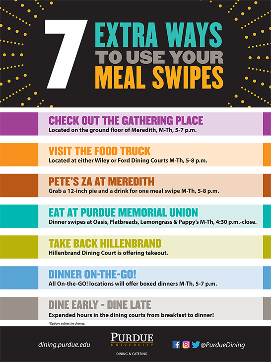 7 Extra Ways To Use Your Meal Swipes