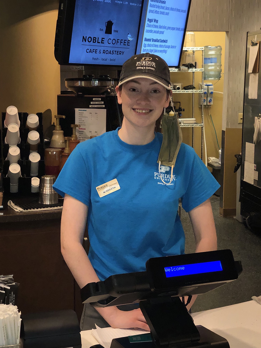 Ashley Uecker works as a supervisor at Lawson On-The-GO!
