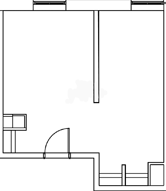 Honors College & Residences Floors 2-6 Triple Floor Plan illustration